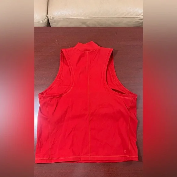 Everlane Vibrant Burnt Red Muscle Tee - Picture 3 of 4
